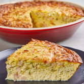 Low Carb Ham & Cheese Quiche