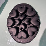 Molde para muffins en forma de corazones MASTRAD