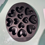 Molde para muffins en forma de corazones MASTRAD