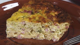 Low Carb Ham & Cheese Quiche