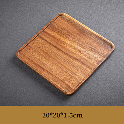 Charola / plato de madera estilo japonés (Envío GRATIS)