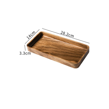 Plato rectangular de madera de Acacia (Envío GRATIS)