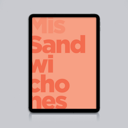 Recetario Digital: Mis Sandwichones